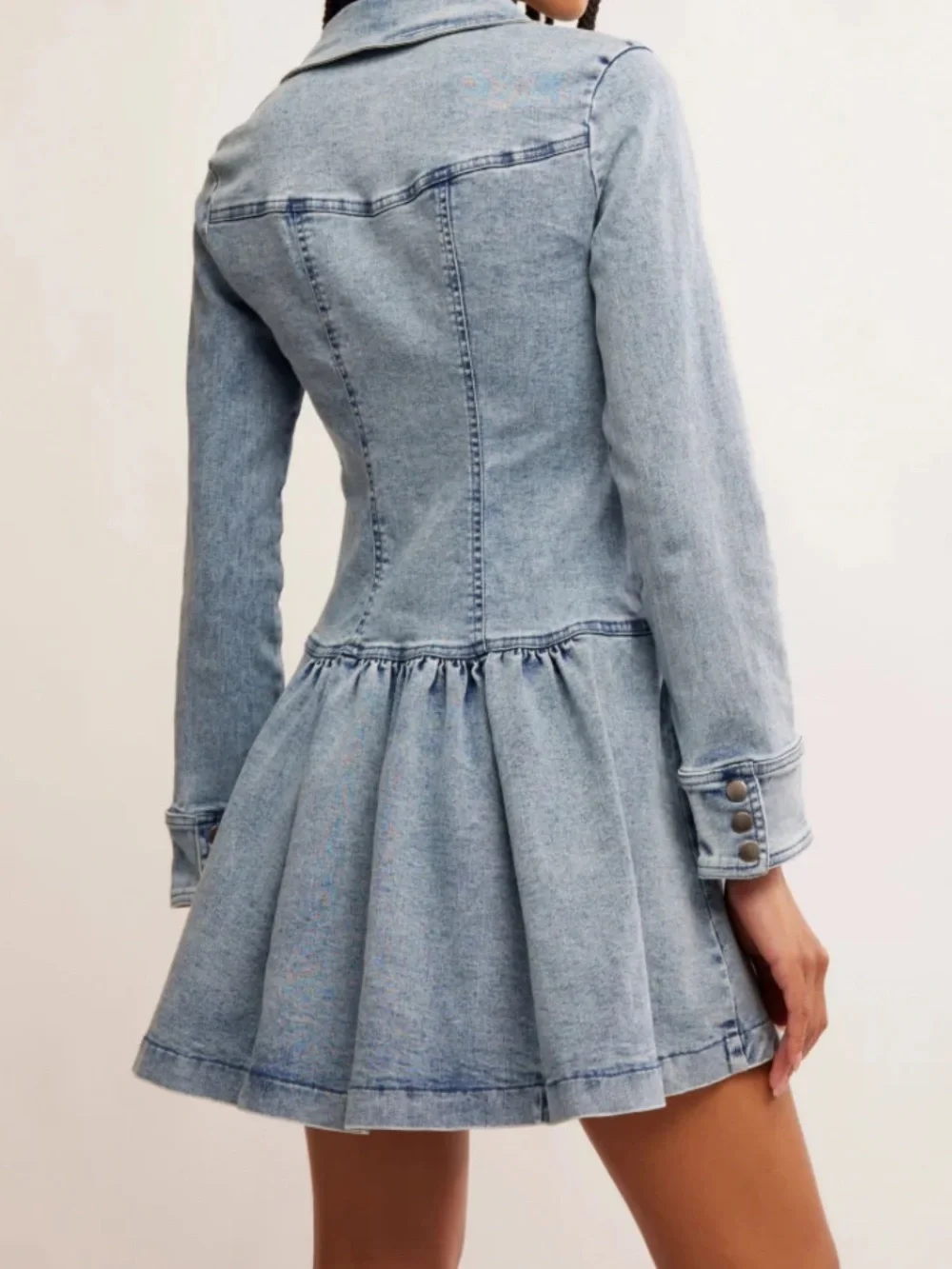 Free People Roadhouse Denim Mini Dress